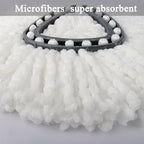3 Pack Spin Mop Refill Replacement Head Compatible with Ocedar EasyWring Spinning Mop - Microfiber Mop Replace Heads