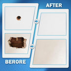 Seloom Drywall Repair Kit Upgraded Size, 2/4/6/8/10 Inch Drywall Patch Kit Large Hole, Self Adhesive Fiberglass Mesh Wall Patch Quick Repair for Damaged Drywall Ceiling