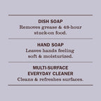 Mrs. MEYER'S CLEAN DAY Kitchen Basics Set, Rose Scent Cleaning Supplies includes Hand Soap (12.5 Fl Oz), Dish Soap (16 Fl Oz) and Multi-Surface Cleaner (16 Fl Oz)