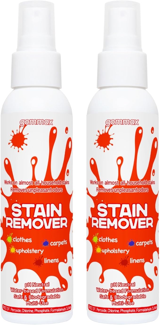 Multi-Use Stain Remover Spray, pH Neutral Formula for Clothes, Carpets, Upholstery and Linens, Water-Based Safe Formula for Baby Clothes (2)