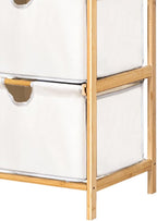 Yosoo 3 Tier Laundry Hamper Organizer with Towel Cabinet Handles, Large Capacity Box Shelf, Compact Design for Bathroom Bedroom Living Room, Ideal Storage Organizer (White)