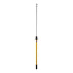 Rubbermaid Commercial Products HYGEN Quick-Connect Adjustable Extension Handle/Pole, Lightweight Cleaning Tool for Floors/Walls/Ceilings/Windows for Janitorial/Residential/Commercial/Business, Yellow