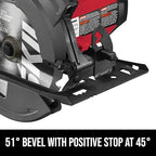 SKIL 15 Amp 7-1/4 Inch Circular Saw with Single Beam Laser Guide - 5280-01