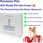 Pawsome Pets Pet Hair Remover Gift Set Reusable Lint Roller Cat and Dog Hair Remover for Furniture, Couch, Carpet, Clothing and Bedding - Portable, Multi-Surface Fur Removal Tool