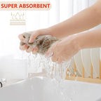 Homaxy 100% Cotton Waffle Weave Kitchen Dish Cloths, Ultra Soft Absorbent Quick Drying Dish Towels, 12 x 12 Inches, 8-Pack, Tan