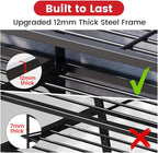 4 Layers Power Tool Organizer Wall Mount with Power Strip, Heavy Duty Metal Tool Shelf, 400lbs Capacity for Cordless Drills, Batteries & Garage Storage (8 Slots with 8 Outlets Power Strip)