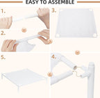 STORAGE MANIAC Sweater Drying Rack, Mesh Clothes Drying Rack, Stackable Laundry Drying Rack, Lay Flat Dryer for Delicates, Portable Dry Rack for Indoor or Outdoor, White, 1-Pack