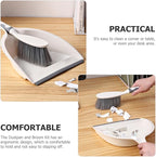 Toyvian Mini Desktop Broom and Dustpan Set, 2pcs Household Cleaning Accessory for Office and Home Use, Portable Handheld Whisk Broom with Dustpan for Keyboard and Sofa Cleaning