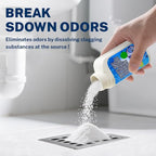 Pipe Drain Cleaner Powder Powerful, Pipeline Dredging Agent 350ml Pipe Clog Remover, Kitchen and Toilet Drain Cleaning Agent