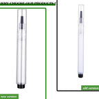 BBTO 5 Pack Touch Up Paint Pen Fillable 6 Milliliter Brush Pens Clear Furniture Press Wall Painting Supplies Cabinet Kit for Wall Wood Repair