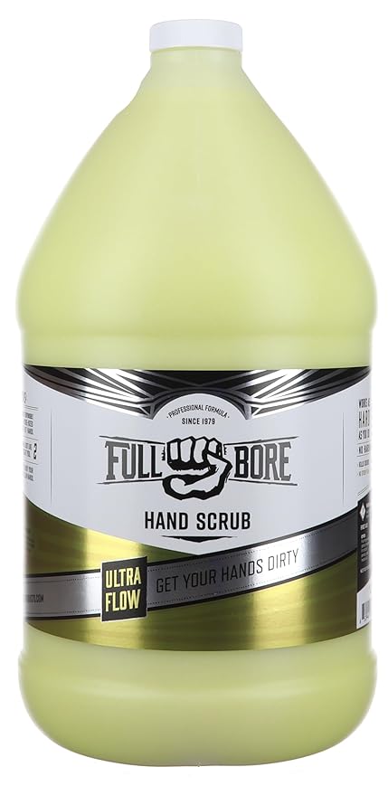 Full Bore Ultra Flow Hand Scrub, 1 Gallon (Case of 4) - Removes Oil, Grease, Dirt, Filth without Harsh Chemicals