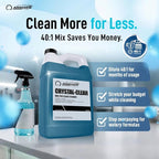 Nanoskin CRYSTAL-CLEAR VOC-Free Glass Cleaner 16 oz - Ultra-Concentrated, Eco-Friendly, Streak-Free Finish | Versatile Use for 40:1 Dilution | Perfectly Safe for Auto, Home, Garage & Beyond