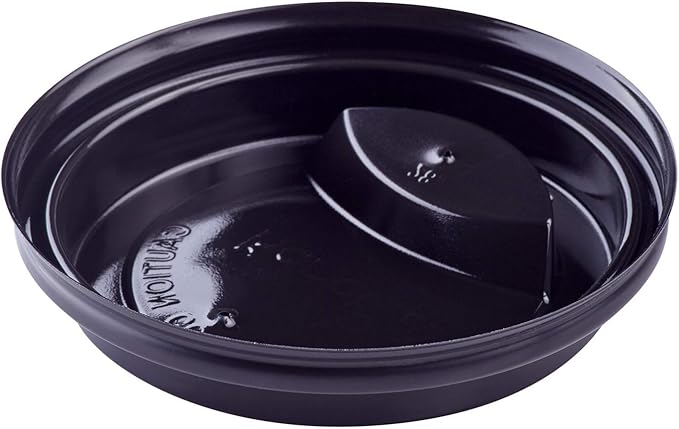 Karat 10-24 oz. Coffee Cup Sipper Dome Lid - Black (90mm) - 1,000 ct