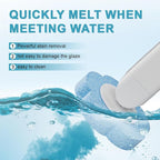 Disposable Toilet Bowl Wand Refills, Toilet Cleaning Refills, Disinfecting Scrubbing Pads,60 Count Disposable Toilet Brush Refills, Toilet Cleaning Sponges Heads for Bathtub, Floor, Drain