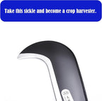 1pce 340mm/13.39in Manganese Steel Billhook Brush Clearing Sickle for Grass,Weeding Tools for Garden,Curved Sawtooth Sickle,Machete Axe for Cutting Trees,Steel Blade Knife in Hand