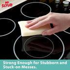 Sponges Kitchen Scrub Dish Sponge Scouring Pad, 96 Pads Cleaning Brush Dishwasher Soap Supplies, Dishwashing Dinnerware Towels Sink Pan Pot Cloth Rags Holder Bathroom Bathtub