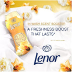 Lenor In-Wash Laundry Scent Booster Beads, 570g, Gold Orchid, A Boost Of Freshness For Up To 12 Weeks In Storage