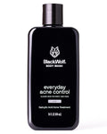 Black Wolf Salicylic Acid Body Wash for Men - 14 Fl Oz Men's Acne Body Wash - Charcoal Helps Reduce Acne Breakouts & Cleanse Your Skin - Full Coverage & Deep Clean Treatment - Men's Bodywash