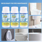 Wild Sink and Drain Cleaner Powder | Rapid-Foam Fast-Acting Pipe Declogger for Kitchen, Bathroom, Toilet, Shower Drain Maintenance (1 PC (3.88oz))
