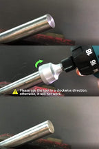 CONQUER HSS Deburring Chamfer Tool for Metal – External Burr Remover Drill Bit 1/8"–3/4", Thread Repair & Countersink Bit for Stainless Steel, Aluminum, Copper