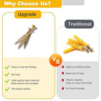 120 PCS Drywall Self Drilling Anchors with Screws Kit,60 Sheetrock Anchors (0.47X1.57inch) and 60 Zinc Plated Screws, Easy Application No Drill or Holes in Wall.