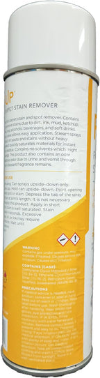 Pile-Up Foaming Carpet Stain Remover, Foaming Aerosol, 18 oz Net (1, Each)