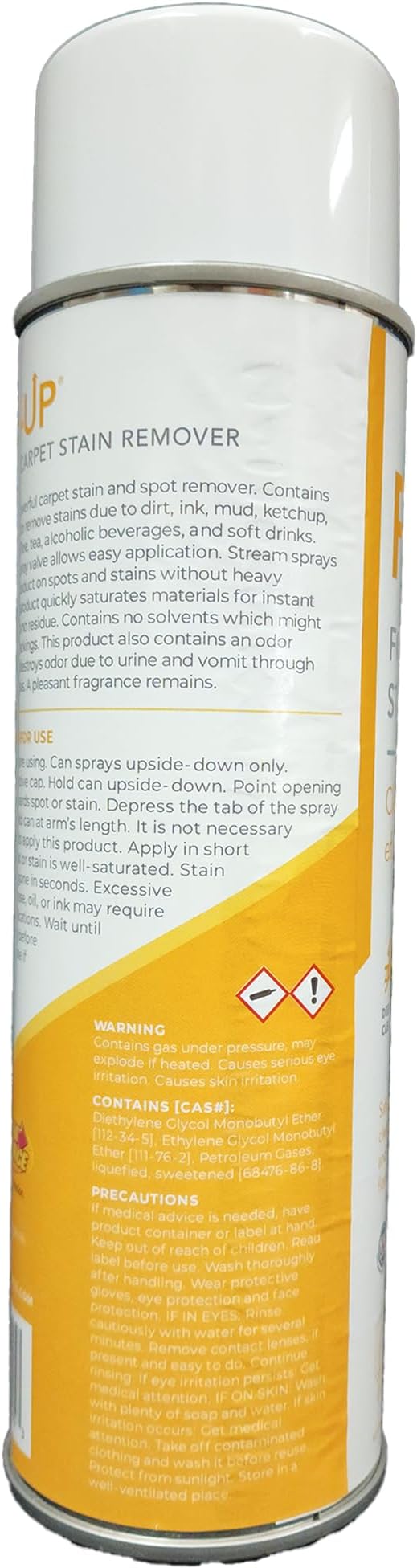 Pile-Up Foaming Carpet Stain Remover, Foaming Aerosol, 18 oz Net (12, Case of 12)