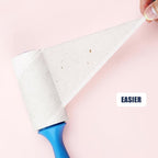 4 inch Lint Roller Refills Only Compatible with Evercare Extra Sticky Pet Hair Remover Lint Rollers, 50% More Pickup, 60 Sheets Each Refill, 6 Pack, 360 Sheets Total (1 1/2'' Inside Dia.)