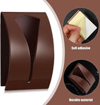 Boao 4 Pcs Self Adhesive Towel Hook Holder Grabber Stainless Steel Kitchen Dish Towel Hook Wall Mount Non Drilling Hangers Rack Hand Tea Holders for Bathroom Accesories Kitchen Gadgets(Brown)