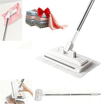 Snap Grip Mini Mop No-Touch Automatic Gripping Mopa Desechable para Polvo Mini Lazy Dust Mop & Sweeper Mops for Dry Wet Disposable Pads, Multi Surface Floor Cleaning (1 mop + 10 Cloths)