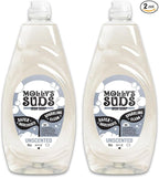 Molly's Suds Liquid Dish Soap | Clean, Simple Ingredients | Extra Scrubbing Power | Unscented, 24 oz - 2 Pack