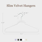 Velvet Hangers 100 Pack, Slim Non-Slip Clothes Hangers Space-Saving for Closet, Heavy Duty for Pants, Coats, Skirts, Jeans, Sweaters and More, Nylon-Flocked, White