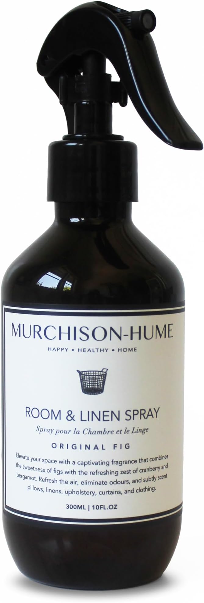 Murchison-Hume Room & Linen Spray – Original Fig, 10 oz | Non-Toxic, Pet-Friendly, Eco-Friendly Luxury Home Fragrance | Elegant Scent for Bedding, Upholstery & Interiors