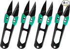 HAISHANG 4Pcs Bonsai Pruning Scissors Garden Plant Trimming Sewing Scissors Yarn Thread Snips,Small Pruning Shears Stainless Steel Pruners Trimmers Gardening Supplies