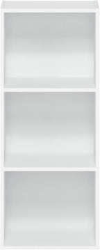 Furinno Luder Bookcase / Book / Storage , 3-Tier, White