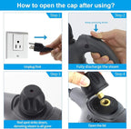 Handheld Steam Cleaner, Portable Steamer for Cleaning, with Steam Lock Button for Hands-free Steaming, 12 in 1 Set Pressurized Hand Held Car Steamer for Furniture, Upholstery, Tile Grout, Home Use