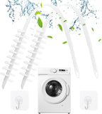 2PCS Washing Machine Cleaning Brush,Rolling Washing Machine Cleaning Brush,Washing Machine Cleaner Front Loader,Washing Machine Cleaning Tools with Storage Hook(23.23x5.51x1.38inch)