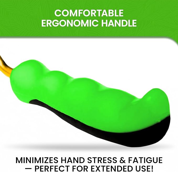 Garden Guru Super Strong Titanium Garden Scoop Trowel Shovel Transplanter - Rust Resistant - Ergonomic Handle - Perfect Hand Shovel for Gardening Transplanting and Digging