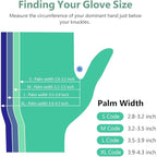 squish Disposable Gloves, 100 Count 4 mil Clear Vinyl Gloves Latex Free Powder-Free Health Glove Cleaning Rubber Glove for Kitchen Cooking Cleaning Food Handling, Large