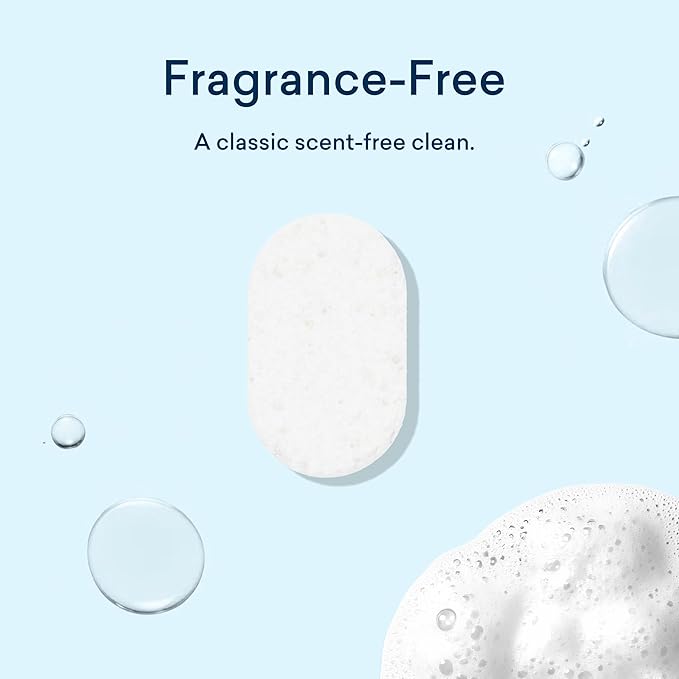 BLUELAND Dishwasher Detergent Tablets, 120 Count, Unscented 100% Plastic-Free Eco Friendly Dishwashing Pods, Natural, Sustainable