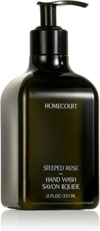 Homecourt Steeped Rose Kitchen Trio - Surface Cleaner, Dish Soap, Hand Wash, Clean Formula, Eco-Friendly, Plant-Based Ingredients, 3-Pack