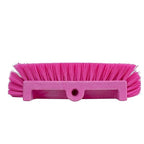 SPARTA Multi-Level Tile Scrub Brush 12" Wide Brush Head, Heavy-Duty Tile Cleaning Brush with End Bristles for Commercial Tiles, Tubs and Floor, Plastic, 12 Inches, Pink, (Pack of 12)