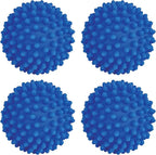Dryer Balls 4 Pack - Non-Toxic Reusable Dryer Balls (Blue)