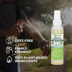 Mosquito Magician Natural Bug Spray for Body – Kid Safe Mosquito Repellent Spray with Natural Essential Oils, Kills, Repels, & Prevent Travel Size Bug Spray for Kids & Family – Cedarwood, 4 OZ