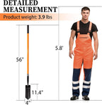 Trench Shovel for Digging, 4-Inch Trench Shovel, Heavy Duty Trenching Shovel with Fiberglass Handle, 56 Inches