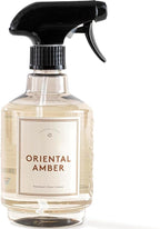 Chakra Freshener Fabric Spray - Long-Lasting Multi-Purpose Laundry Scent for Bedding, Clothes & Home Fabric Deodorizer, Luxury Room Deodorizer, Linen Spray w/Trigger, 33.8 fl oz, Oriental Amber