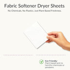 Non-Toxic Dryer Sheets Eco Friendly, Paraben Free, Plant Based | Clean Ingredients Softens & Removes Static, Healthy dryer sheets - 40 Sheets