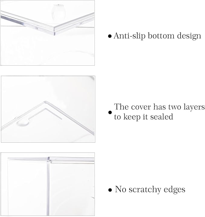 zoocatia Farmhouse Laundry Dryer Sheet Holder Clear Detergent Pods Container Dryer Balls Dispenser with Lid, Organization and Storage Box for Laundry Room, Bedroom, Desk