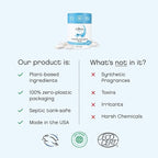 Unscented Laundry Pods by AspenClean, New and Improved Packaging, Zero Plastic, EWG Verified™, Vegan, Non-Bio, Hypoallergenic Natural Laundry Detergent - 36 Count