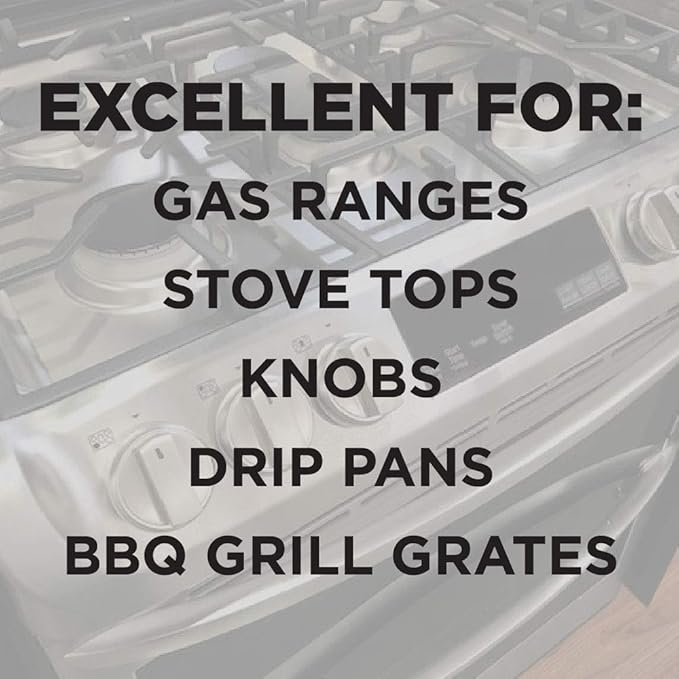 Weiman Heavy Duty Gas Range & Stove Top Cleaner and Degreaser - 2 Pack, 24 Ounces with MicroFiber Cleaning Towel